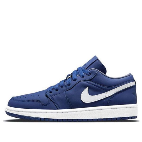 Nike Air Jordan 1 Matalat Topit Se Retro Koripallokengät Naisille Deep Royal Sininen