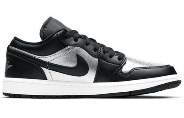 Nike Air Jordan 1 Matalat Topit Se Retro Koripallokengät Naisille Hopea