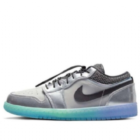 Nike Air Jordan 1 Matalat Topit Se Retro Koripallokengät Naisille Hopea