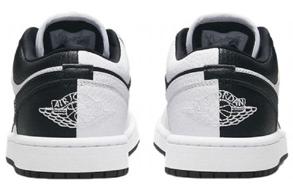 Nike Air Jordan 1 Matalat Topit Se Retro Koripallokengät Naisille Musta Valkoinen