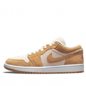 Nike Air Jordan 1 Matalat Topit Se Retro Koripallokengät Naisille Ruskea