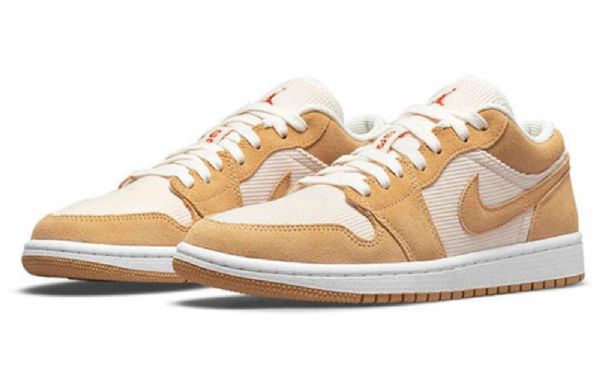 Nike Air Jordan 1 Matalat Topit Se Retro Koripallokengät Naisille Ruskea