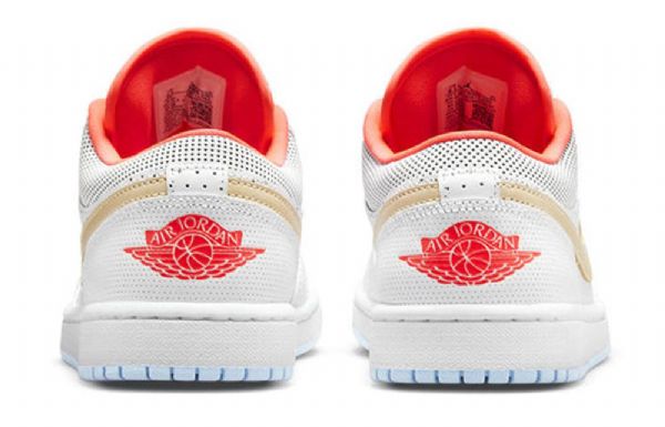 Nike Air Jordan 1 Matalat Topit Se Retro Koripallokengät Naisille Valkoinen