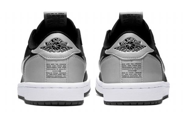 Nike Air Jordan 1 Matalat Topit Slip Retro Koripallokengät Naisille Musta Harmaa