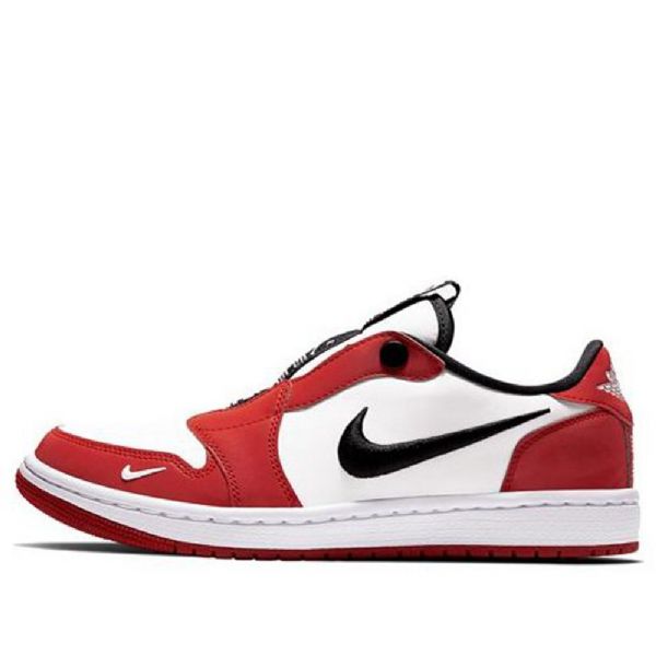 Nike Air Jordan 1 Matalat Topit Slip Retro Koripallokengät Naisille Punainen Valkoinen