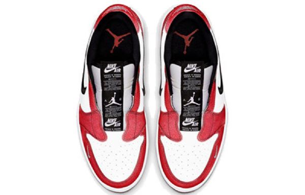 Nike Air Jordan 1 Matalat Topit Slip Retro Koripallokengät Naisille Punainen Valkoinen
