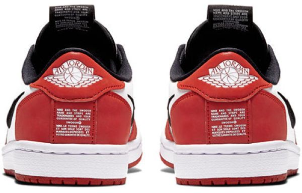 Nike Air Jordan 1 Matalat Topit Slip Retro Koripallokengät Naisille Punainen Valkoinen