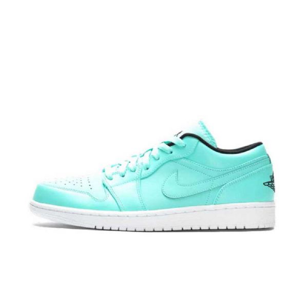 Nike Air Jordan 1 Matalat Topit Tiffany-kengät Miehille Turkoosi