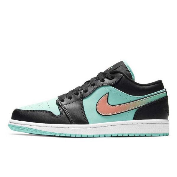 Nike Air Jordan 1 Matalat Topit Tropical Twist Kengät Naisille Mustat