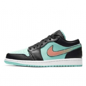 Nike Air Jordan 1 Matalat Topit Tropical Twist Kengät Naisille Mustat