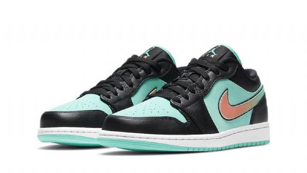 Nike Air Jordan 1 Matalat Topit Tropical Twist Kengät Naisille Mustat
