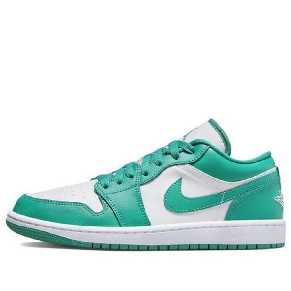 Nike Air Jordan 1 Matalat Topit Uudet Emerald Retro Koripallokengät Naisille Vihreät