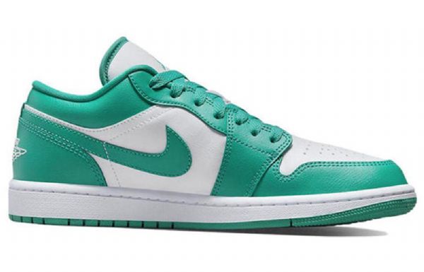Nike Air Jordan 1 Matalat Topit Uudet Emerald Retro Koripallokengät Naisille Vihreät