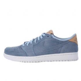 Nike Air Jordan 1 Matalat Topit Vachetta Rusketuskengät Miehille Siniset