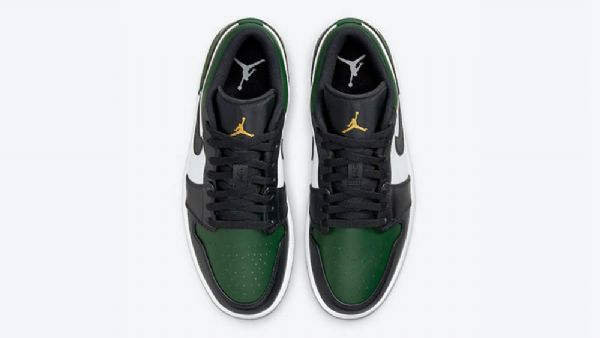 Nike Air Jordan 1 Matalat Varvaskengät Naisille Vihreä Musta Valkoinen