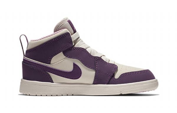 Nike Air Jordan 1 Mid Tops Alt Ps Retro Koripallokengät Lapsille Purppura
