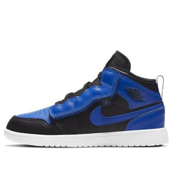 Nike Air Jordan 1 Mid Tops Alt Ps Retro Koripallokengät Miehille Musta Sininen