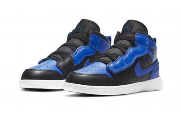 Nike Air Jordan 1 Mid Tops Alt Ps Retro Koripallokengät Miehille Musta Sininen