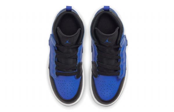 Nike Air Jordan 1 Mid Tops Alt Ps Retro Koripallokengät Miehille Musta Sininen