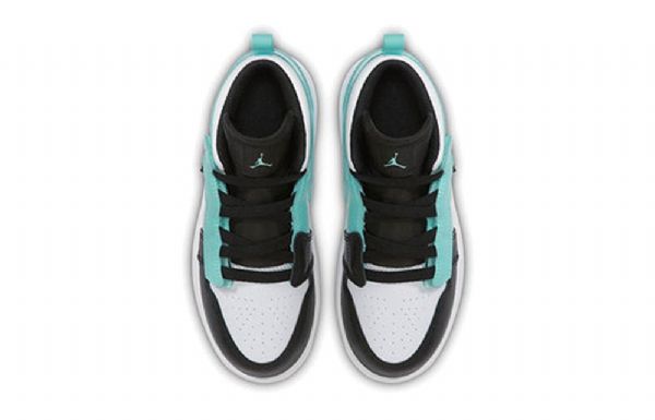 Nike Air Jordan 1 Mid Tops Alt Ps Retro Koripallokengät Miehille Musta Turkoosi