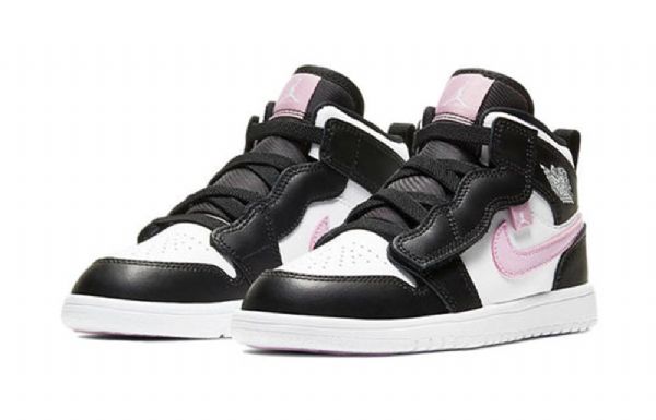 Nike Air Jordan 1 Mid Tops Alt Ps Retro Koripallokengät Miehille Valkoinen Vaaleanpunainen