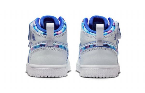 Nike Air Jordan 1 Mid Tops Alt Se Gc Td Kengät Lapsille Valkoinen Sininen