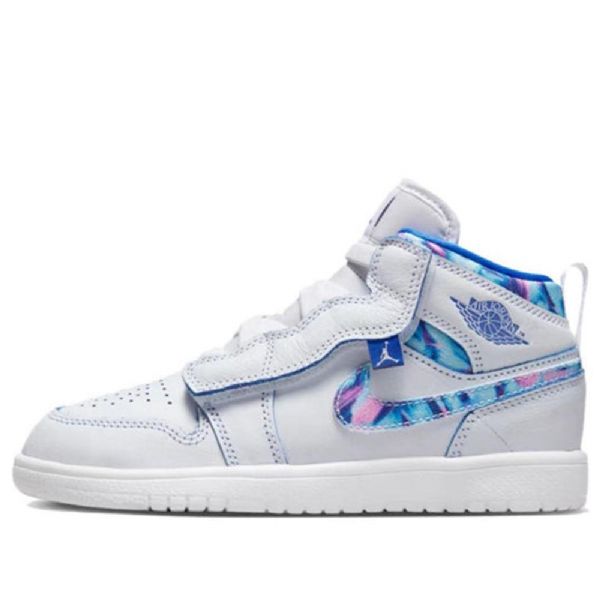 Nike Air Jordan 1 Mid Tops Alt Se Td Kengät Lapsille Valkoinen Sininen