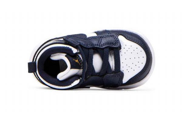 Nike Air Jordan 1 Mid Tops Alt Td Kengät Lapsille Laivastonvalkoinen