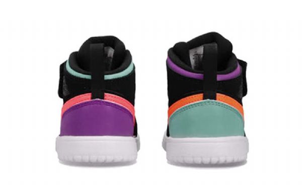 Nike Air Jordan 1 Mid Tops Alt Td Kengät Lapsille Musta