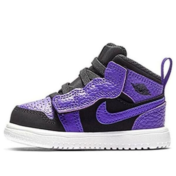 Nike Air Jordan 1 Mid Tops Alt Td Kengät Lapsille Musta