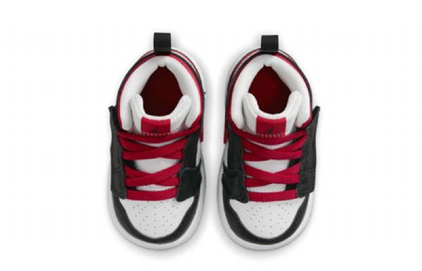 Nike Air Jordan 1 Mid Tops Alt Td Kengät Lapsille Musta Punainen
