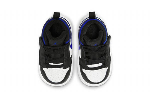 Nike Air Jordan 1 Mid Tops Alt Td Kengät Lapsille Musta Sininen Valkoinen