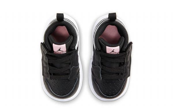 Nike Air Jordan 1 Mid Tops Alt Td Kengät Lapsille Mustavalkoinen