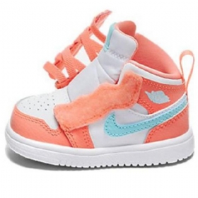 Nike Air Jordan 1 Mid Tops Alt Td Kengät Lapsille Oranssi