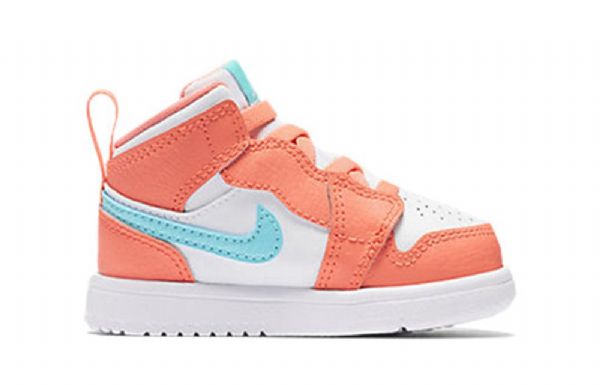 Nike Air Jordan 1 Mid Tops Alt Td Kengät Lapsille Oranssi