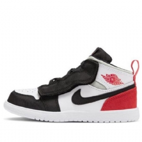 Nike Air Jordan 1 Mid Tops Alt Td Kengät Lapsille Punainen Musta