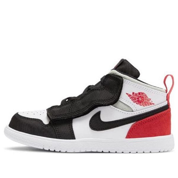 Nike Air Jordan 1 Mid Tops Alt Td Kengät Lapsille Punainen Musta