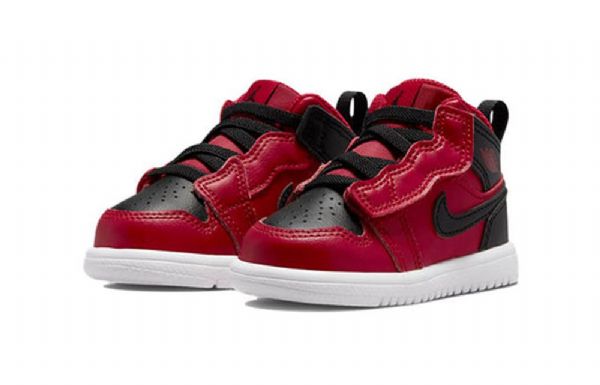 Nike Air Jordan 1 Mid Tops Alt Td Kengät Lapsille Punainen Musta