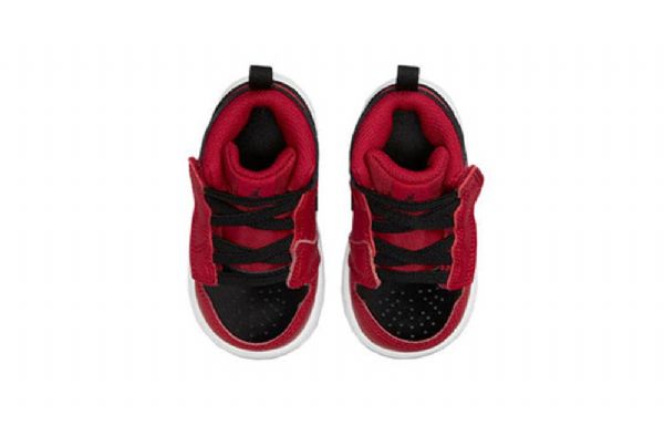 Nike Air Jordan 1 Mid Tops Alt Td Kengät Lapsille Punainen Musta