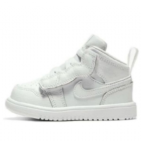 Nike Air Jordan 1 Mid Tops Alt Td Kengät Lapsille Valkoinen