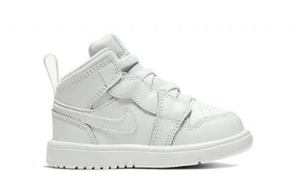 Nike Air Jordan 1 Mid Tops Alt Td Kengät Lapsille Valkoinen