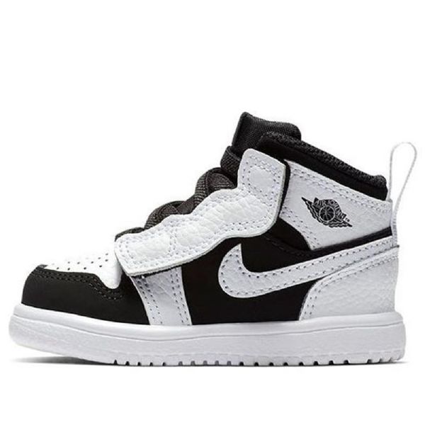 Nike Air Jordan 1 Mid Tops Alt Td Kengät Lapsille Valkoinen Musta