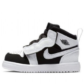 Nike Air Jordan 1 Mid Tops Alt Td Kengät Lapsille Valkoinen Musta