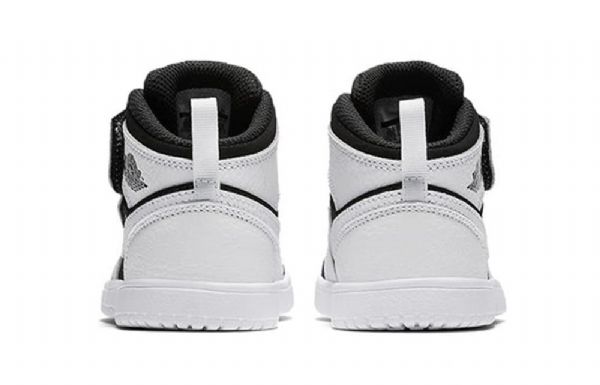 Nike Air Jordan 1 Mid Tops Alt Td Kengät Lapsille Valkoinen Musta