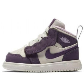 Nike Air Jordan 1 Mid Tops Alt Td Kengät Lapsille Violetti