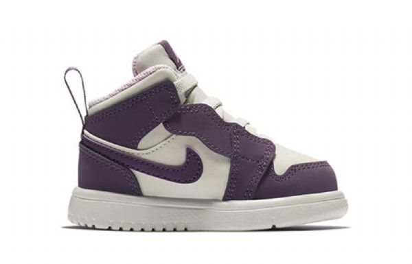 Nike Air Jordan 1 Mid Tops Alt Td Kengät Lapsille Violetti