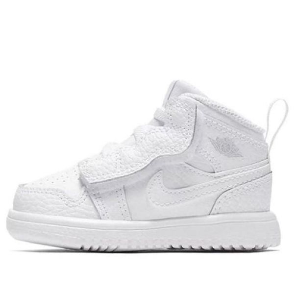 Nike Air Jordan 1 Mid Tops Alt Td Legacy Retro Koripallokengät Lapsille Valkoinen