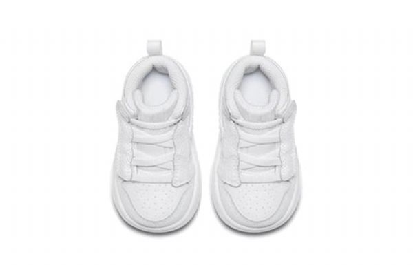 Nike Air Jordan 1 Mid Tops Alt Td Legacy Retro Koripallokengät Lapsille Valkoinen