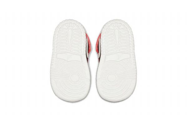 Nike Air Jordan 1 Mid Tops Alt Td Retro Mid Top Kengät Lapsille Musta Punainen