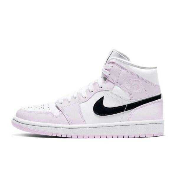 Nike Air Jordan 1 Mid Tops Barely Ruusu Kengät Miehille Pinkki